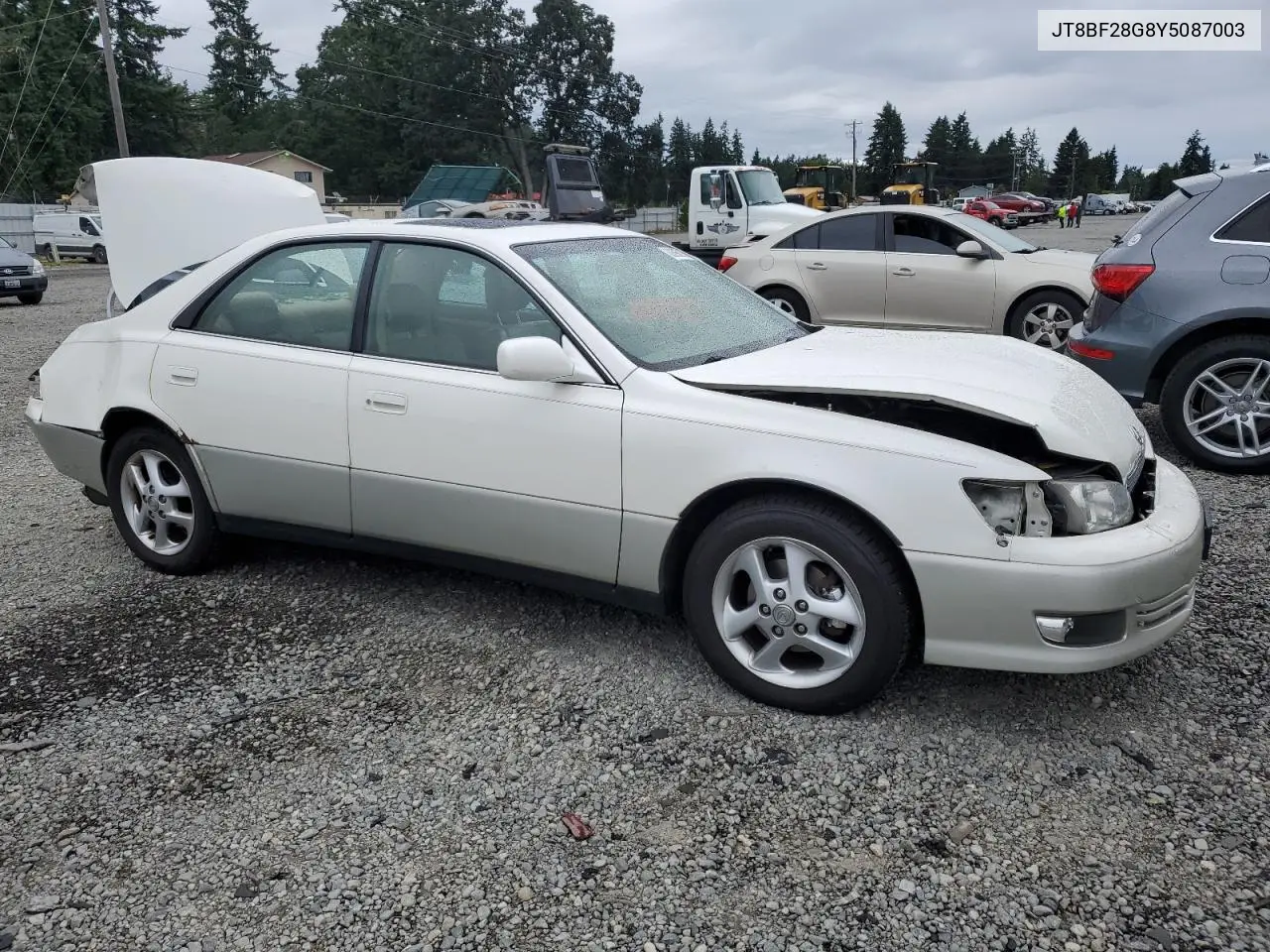 2000 Lexus Es 300 VIN: JT8BF28G8Y5087003 Lot: 62896015
