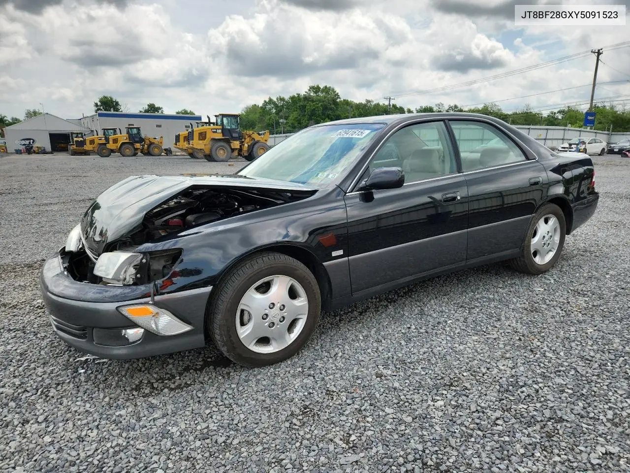 2000 Lexus Es 300 VIN: JT8BF28GXY5091523 Lot: 62941615