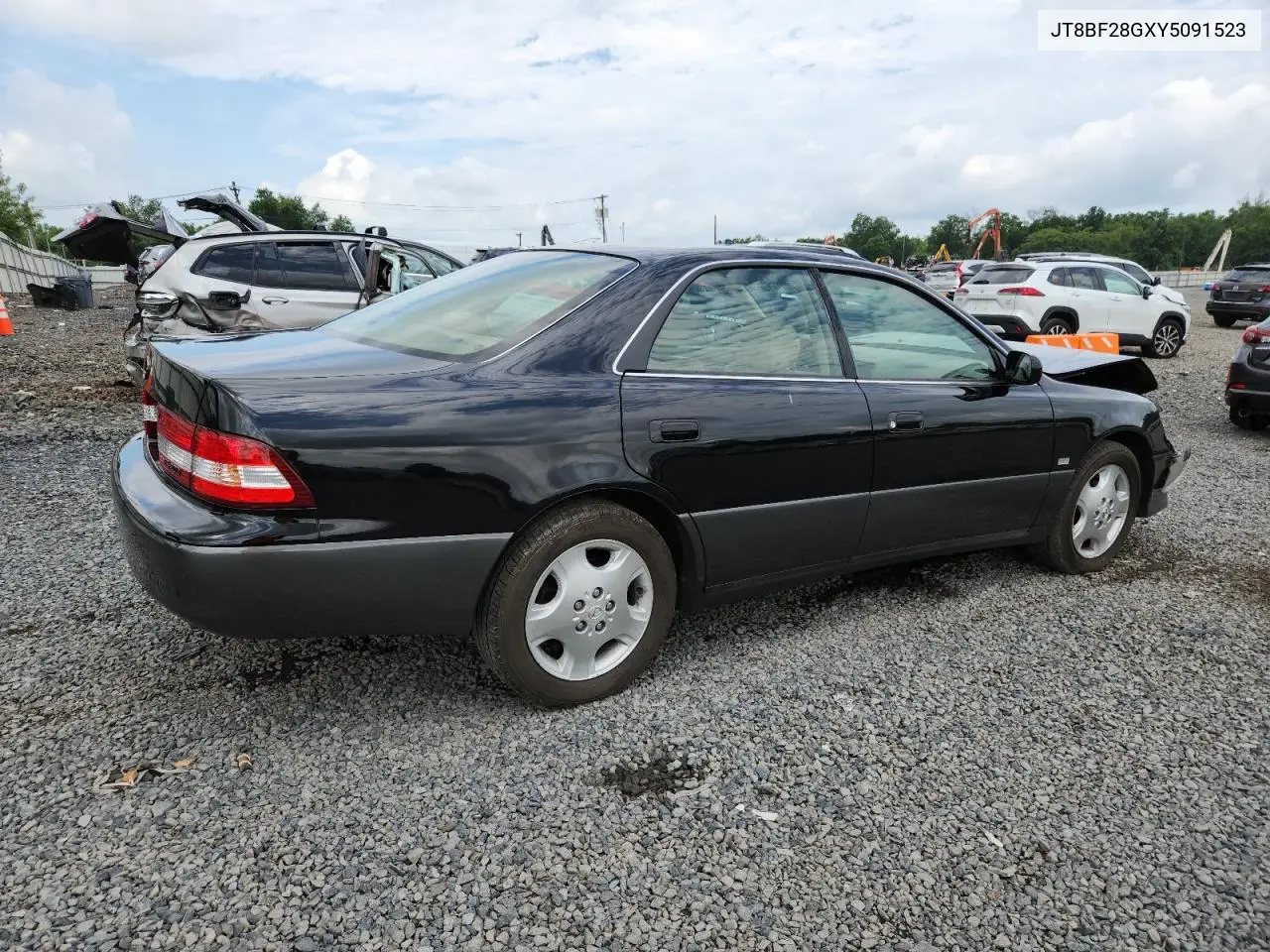2000 Lexus Es 300 VIN: JT8BF28GXY5091523 Lot: 62941615