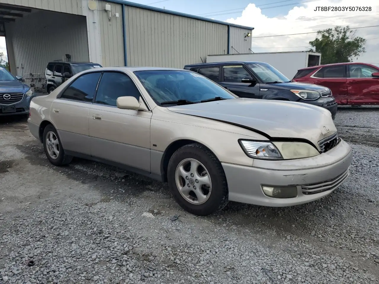 2000 Lexus Es 300 VIN: JT8BF28G3Y5076328 Lot: 63104895