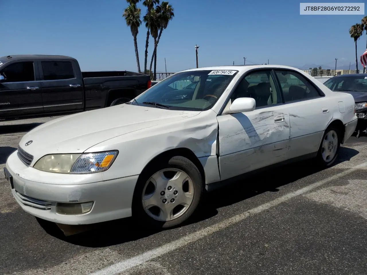2000 Lexus Es 300 VIN: JT8BF28G6Y0272292 Lot: 63679475