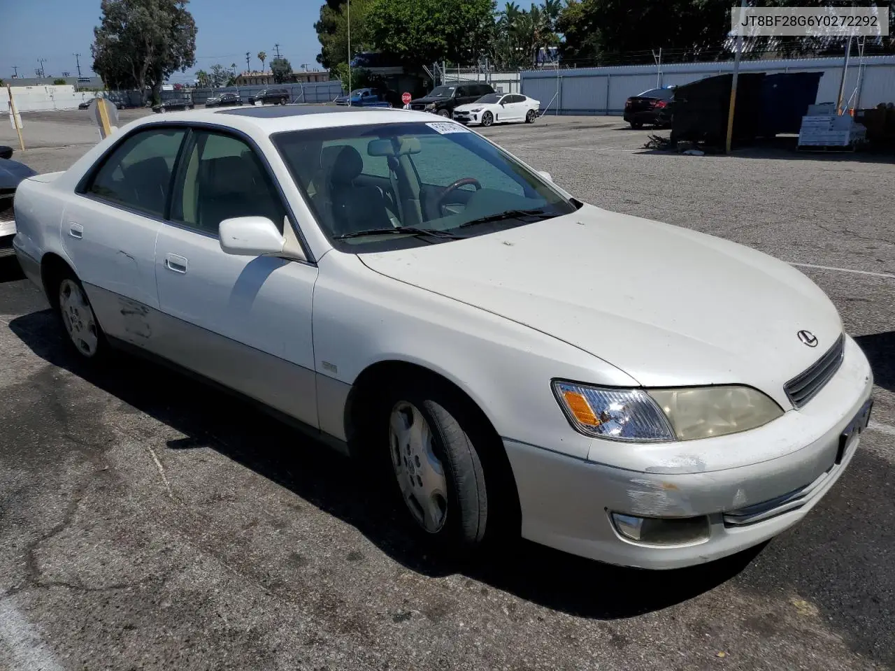 2000 Lexus Es 300 VIN: JT8BF28G6Y0272292 Lot: 63679475