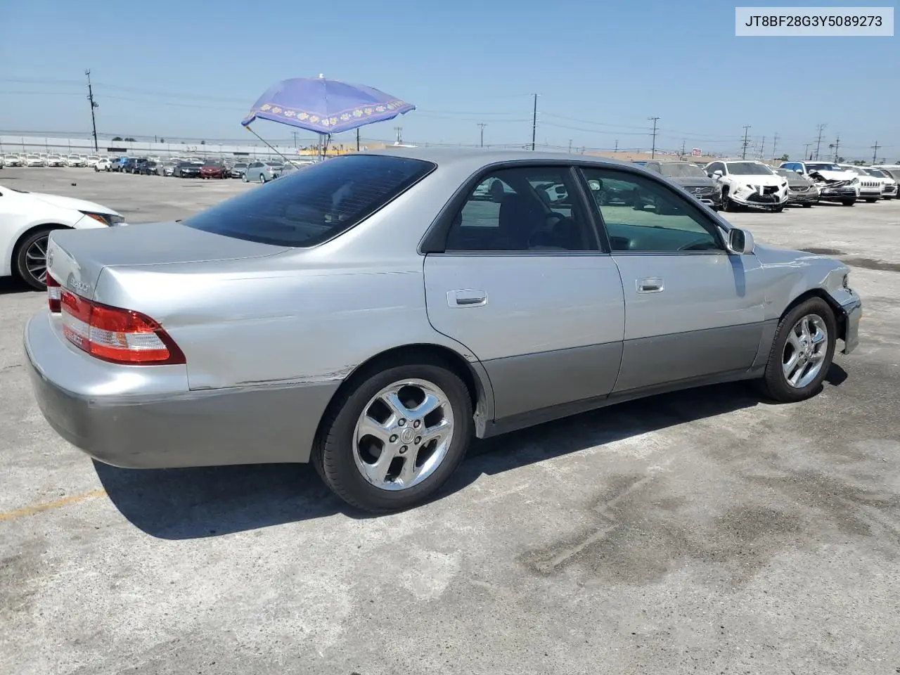 2000 Lexus Es 300 VIN: JT8BF28G3Y5089273 Lot: 64043115
