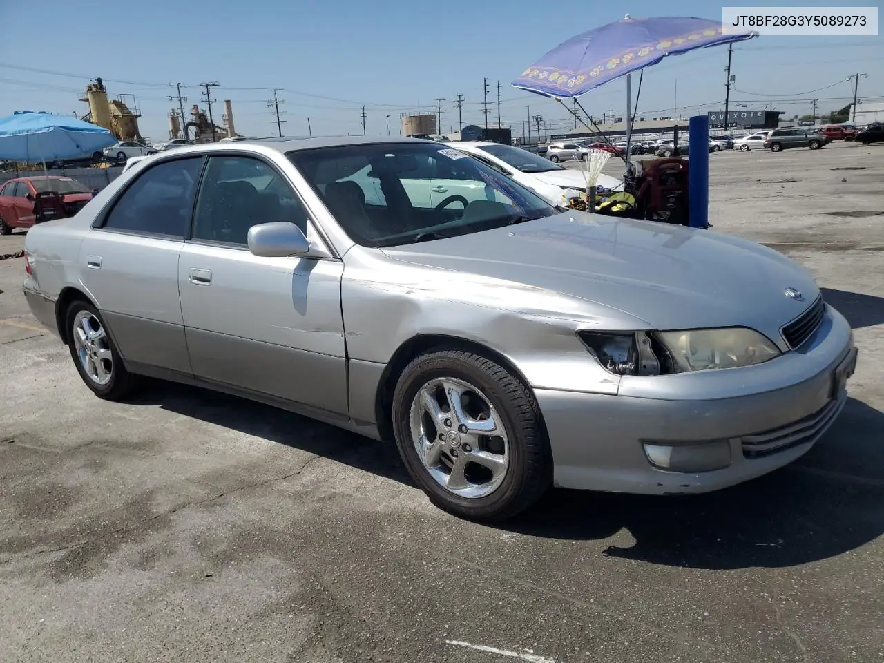 2000 Lexus Es 300 VIN: JT8BF28G3Y5089273 Lot: 64043115