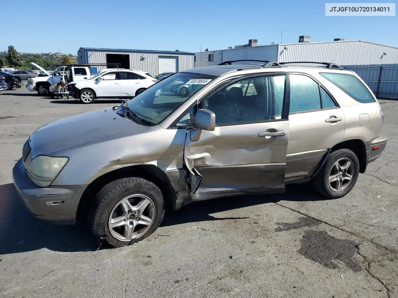 2002 Lexus Rx 300 VIN: JTJGF10U720134011 Lot: 55878655
