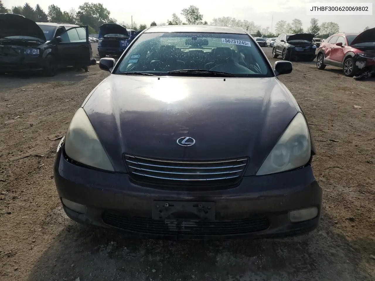 2002 Lexus Es 300 VIN: JTHBF30G620069802 Lot: 56731245