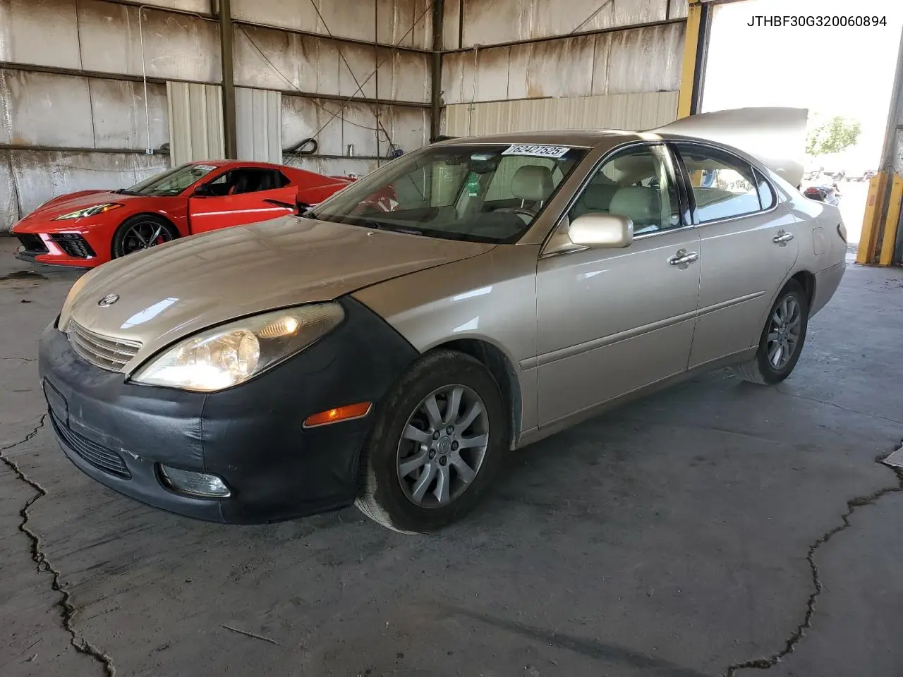 2002 Lexus Es 300 VIN: JTHBF30G320060894 Lot: 62427525