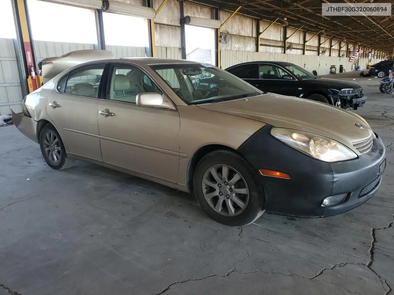 2002 Lexus Es 300 VIN: JTHBF30G320060894 Lot: 62427525