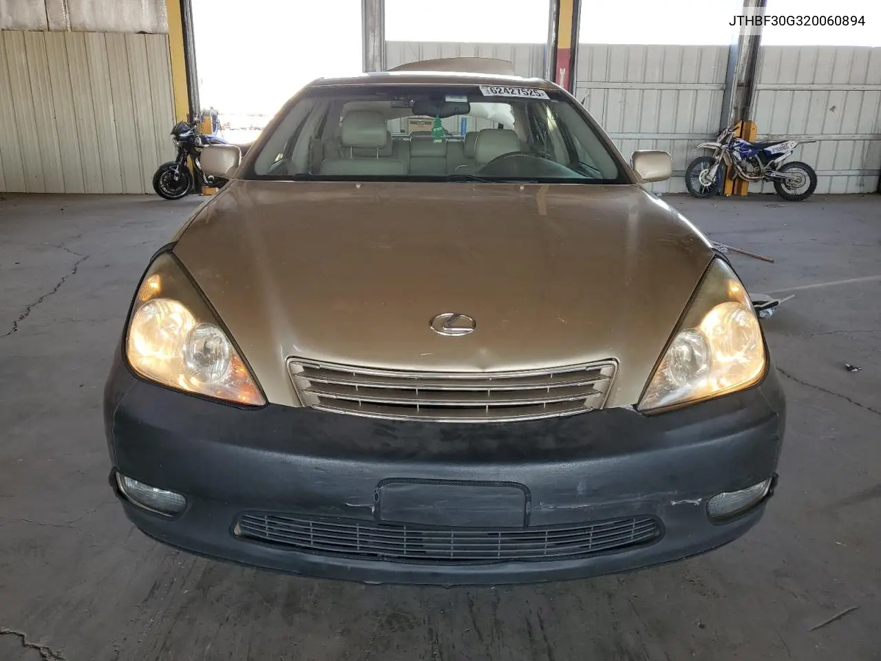 2002 Lexus Es 300 VIN: JTHBF30G320060894 Lot: 62427525