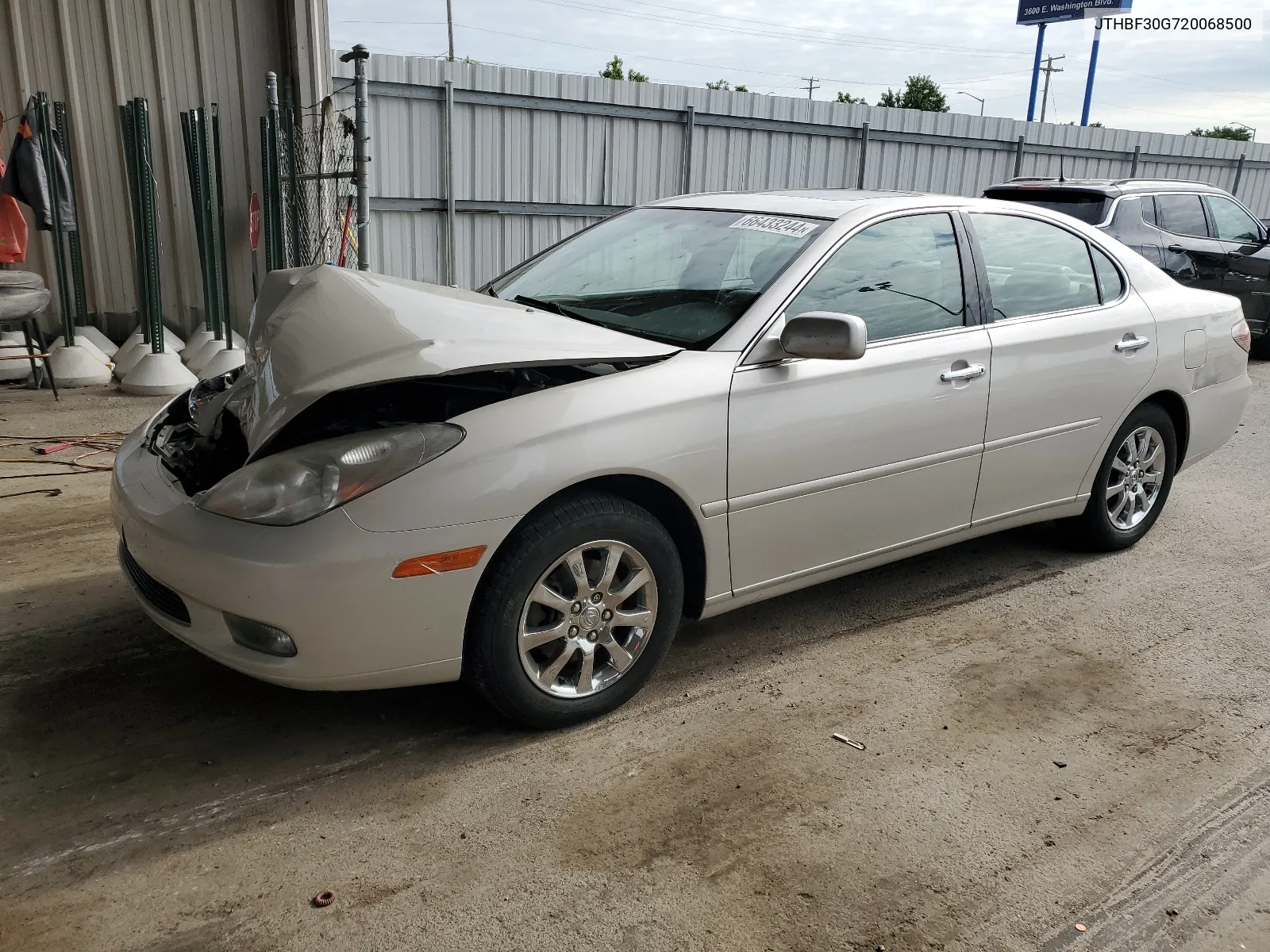 2002 Lexus Es 300 VIN: JTHBF30G720068500 Lot: 66433244