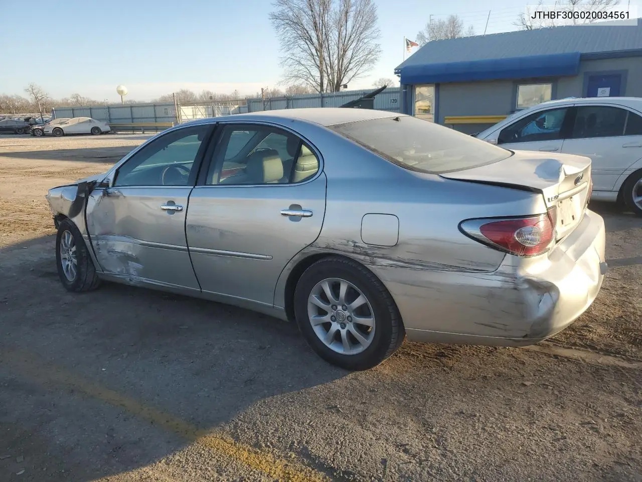 2002 Lexus Es 300 VIN: JTHBF30G020034561 Lot: 86545754