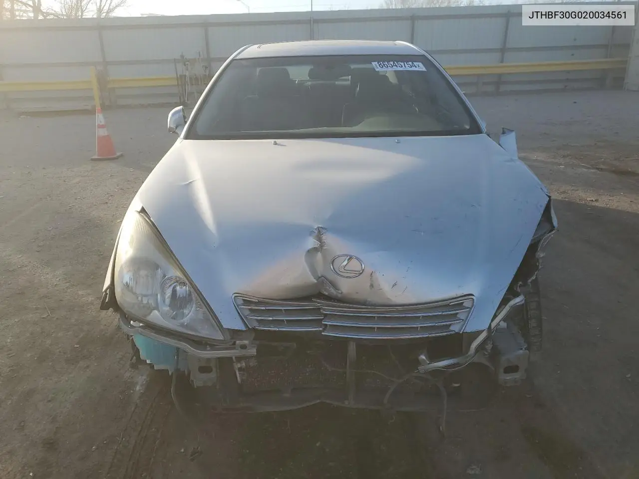 2002 Lexus Es 300 VIN: JTHBF30G020034561 Lot: 86545754