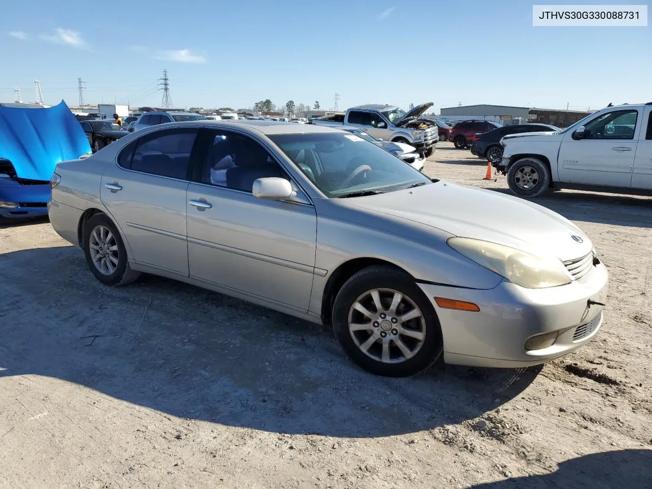 2003 Lexus Es 300 VIN: JTHBF30G330088731 Lot: 42004765