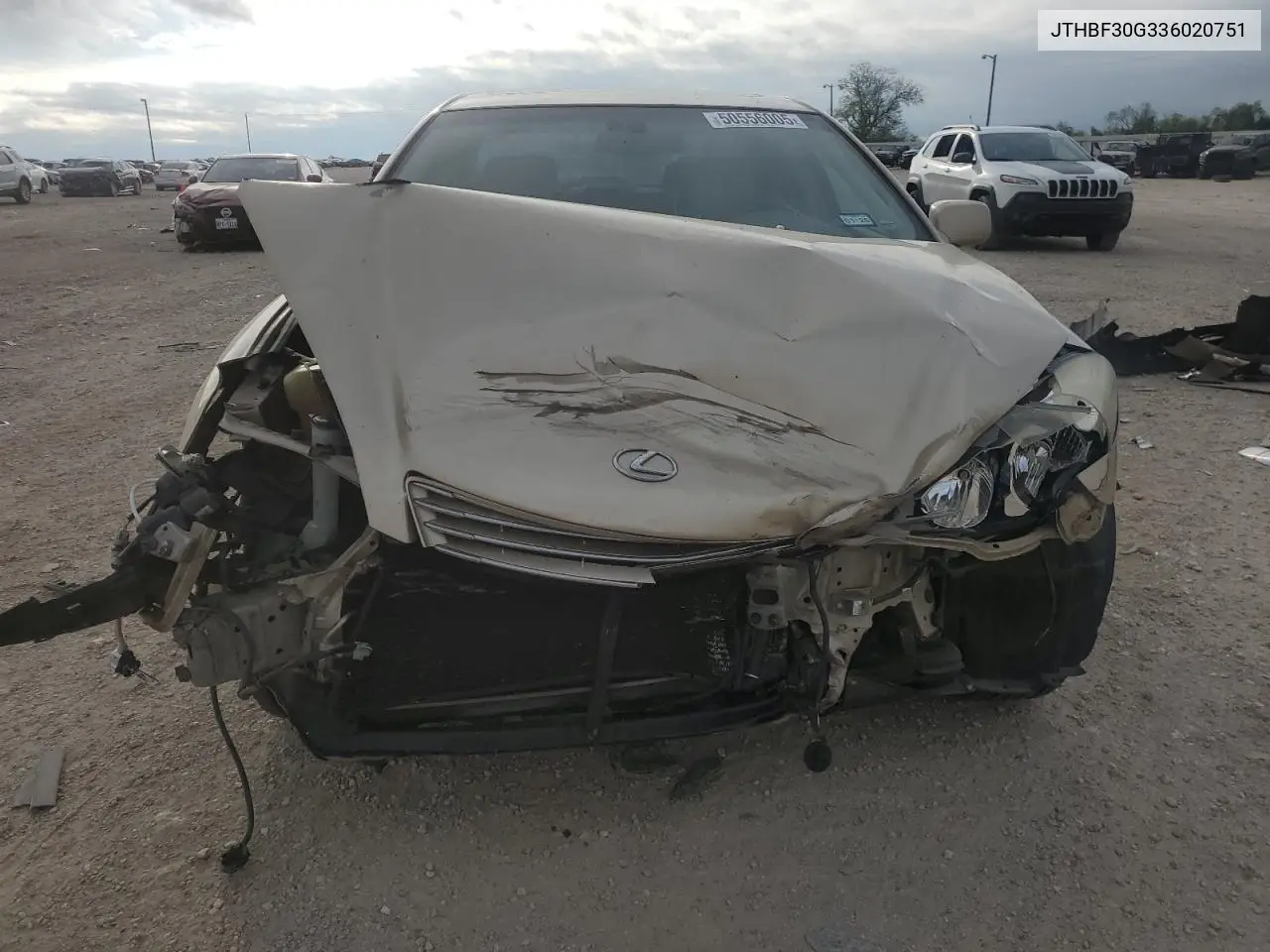 2003 Lexus Es 300 VIN: JTHBF30G336020751 Lot: 50556005