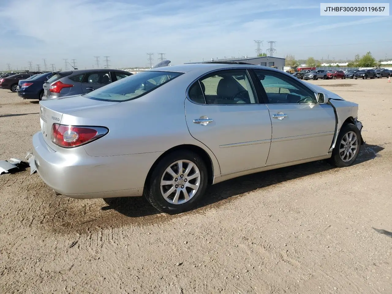 2003 Lexus Es 300 VIN: JTHBF30G930119657 Lot: 56414935