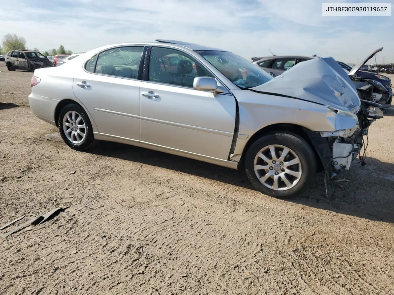2003 Lexus Es 300 VIN: JTHBF30G930119657 Lot: 56414935