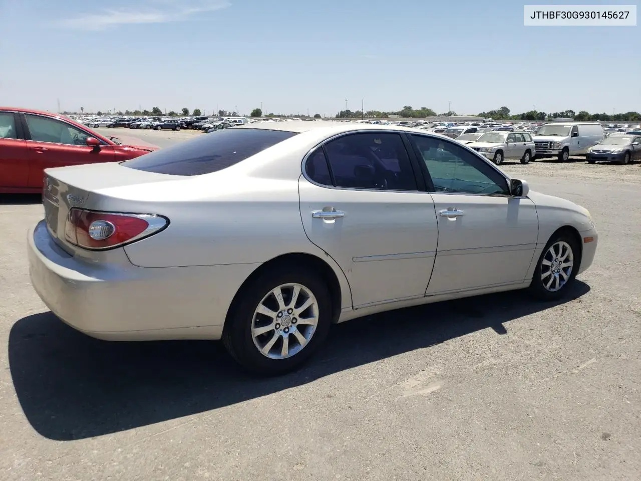2003 Lexus Es 300 VIN: JTHBF30G930145627 Lot: 62378965