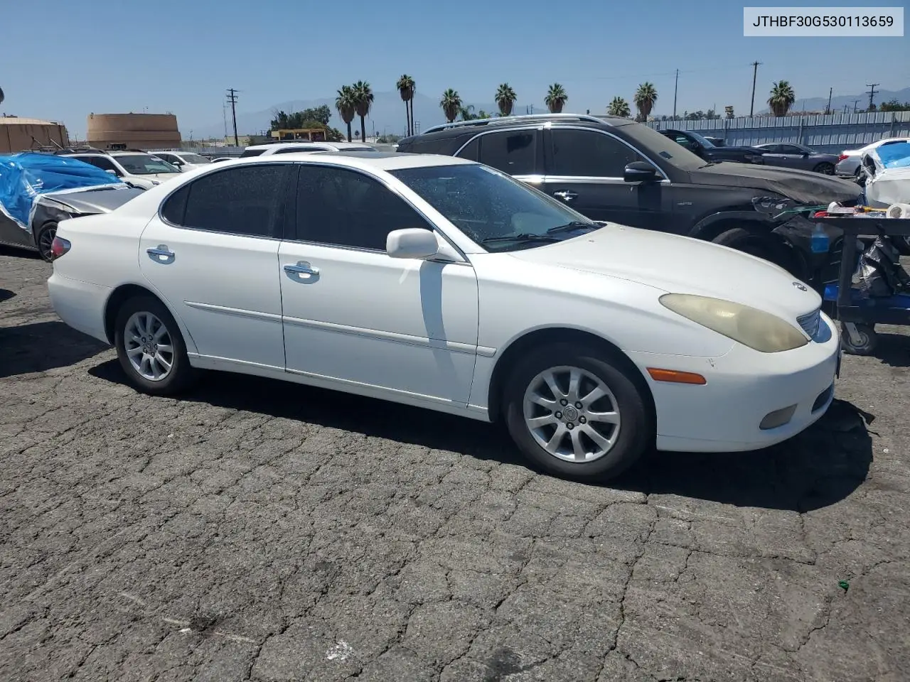 2003 Lexus Es 300 VIN: JTHBF30G530113659 Lot: 66012425