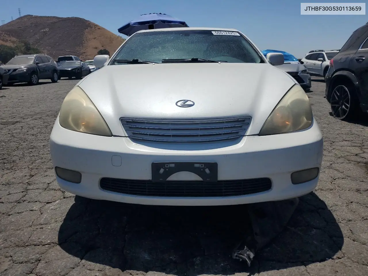 2003 Lexus Es 300 VIN: JTHBF30G530113659 Lot: 66012425