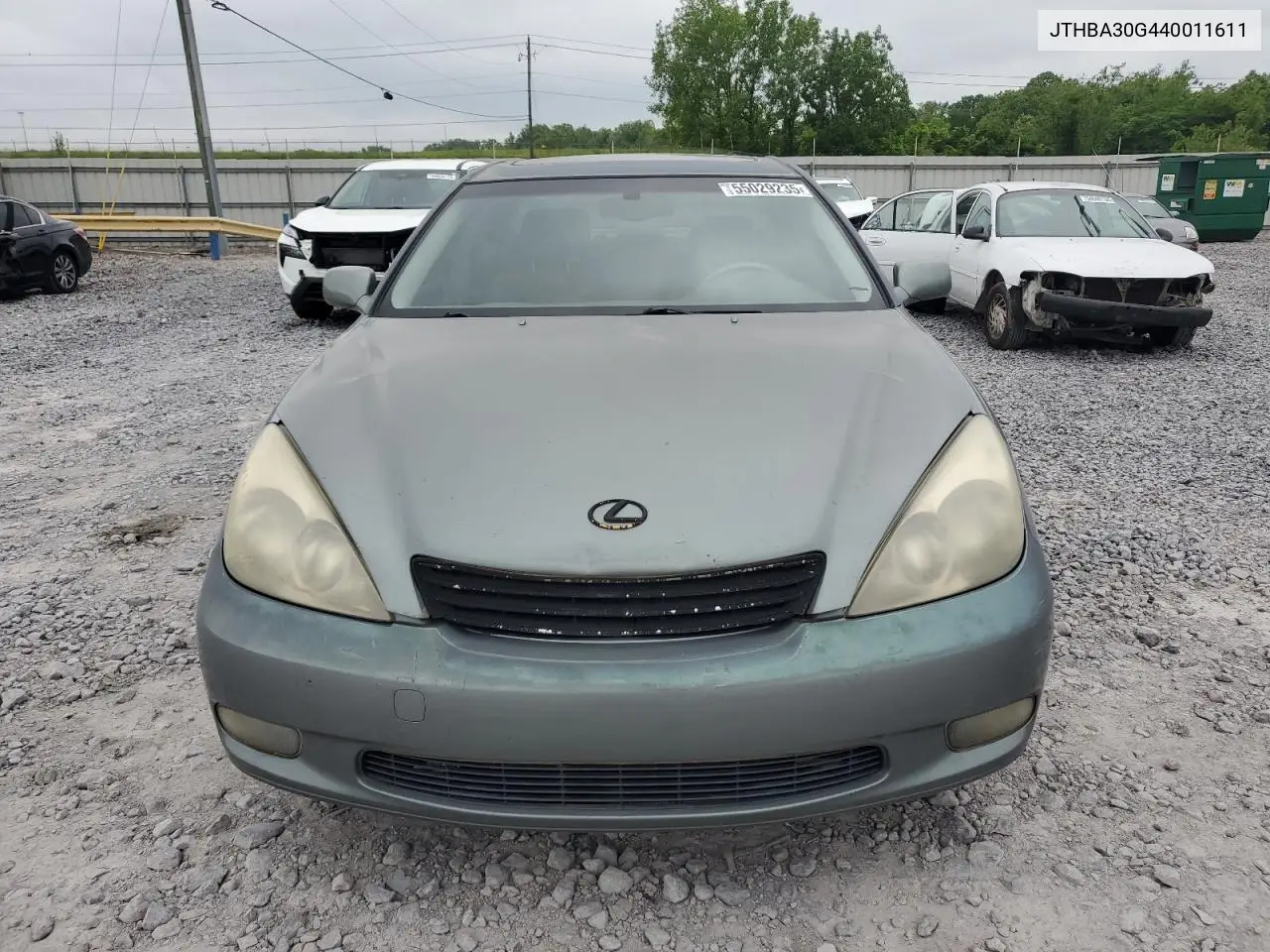 2004 Lexus Es 330 VIN: JTHBA30G440011611 Lot: 55029235