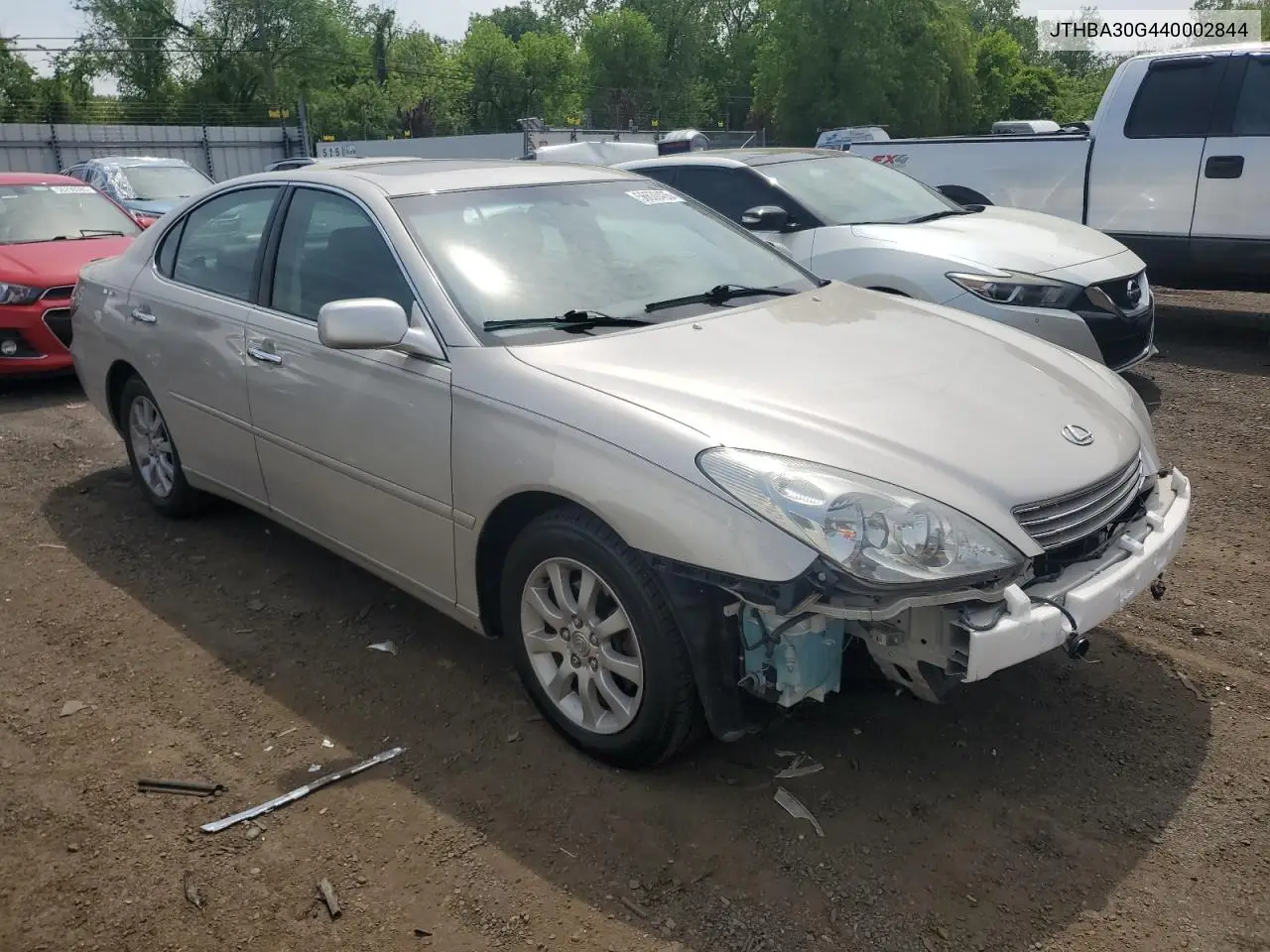 2004 Lexus Es 330 VIN: JTHBA30G440002844 Lot: 56630405