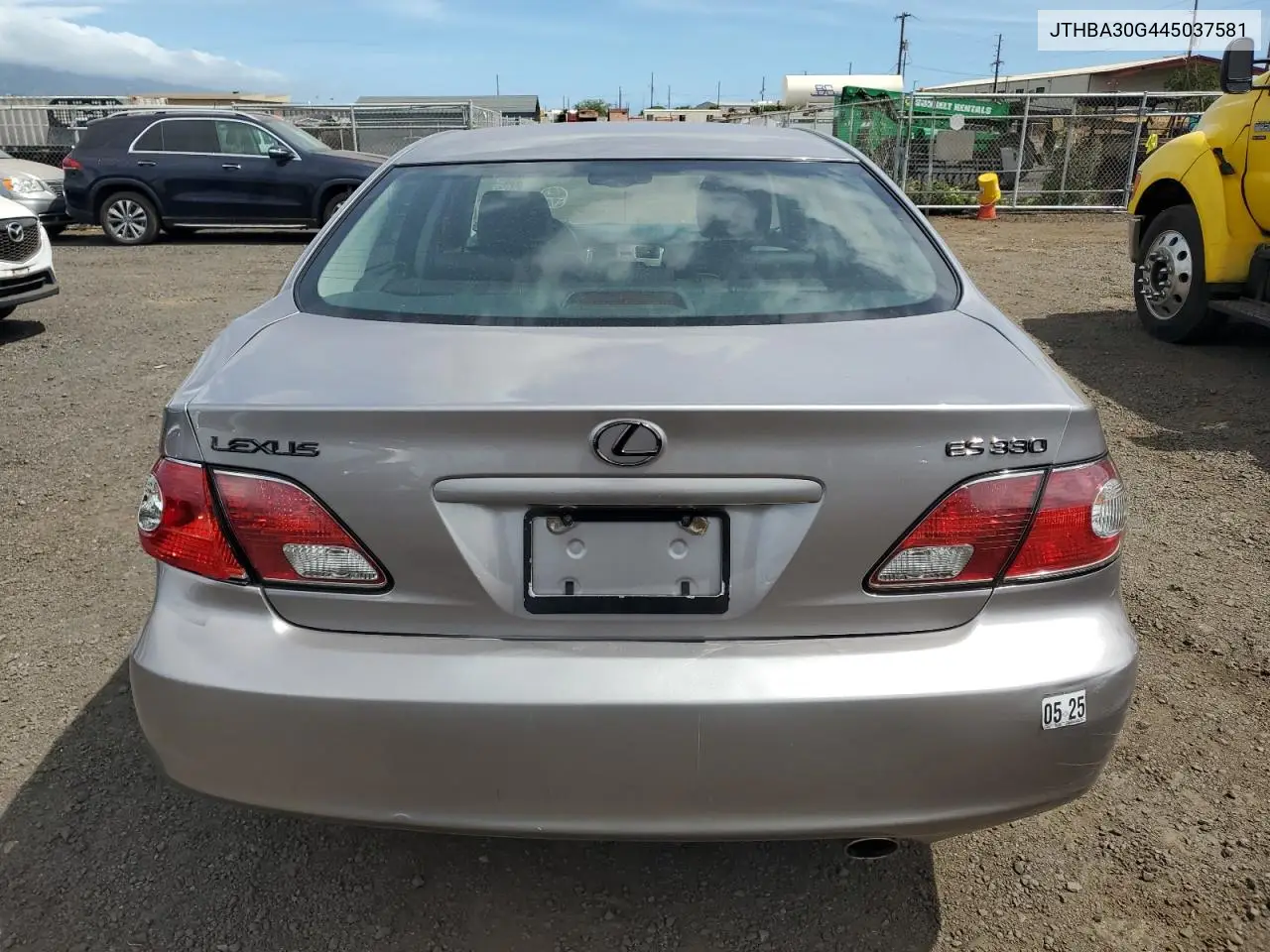 2004 Lexus Es 330 VIN: JTHBA30G445037581 Lot: 56790305