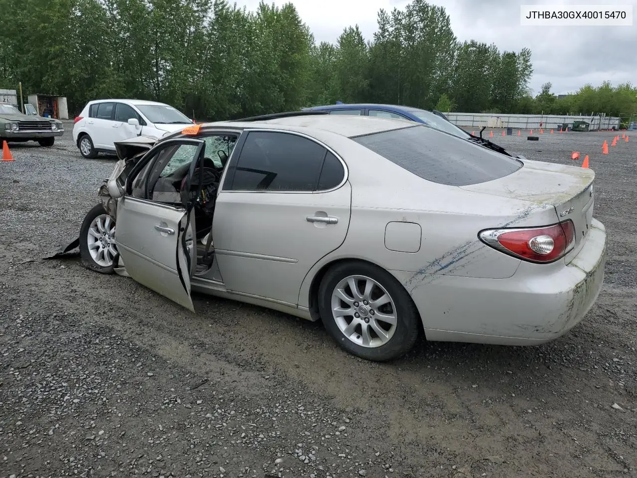 2004 Lexus Es 330 VIN: JTHBA30GX40015470 Lot: 57114605