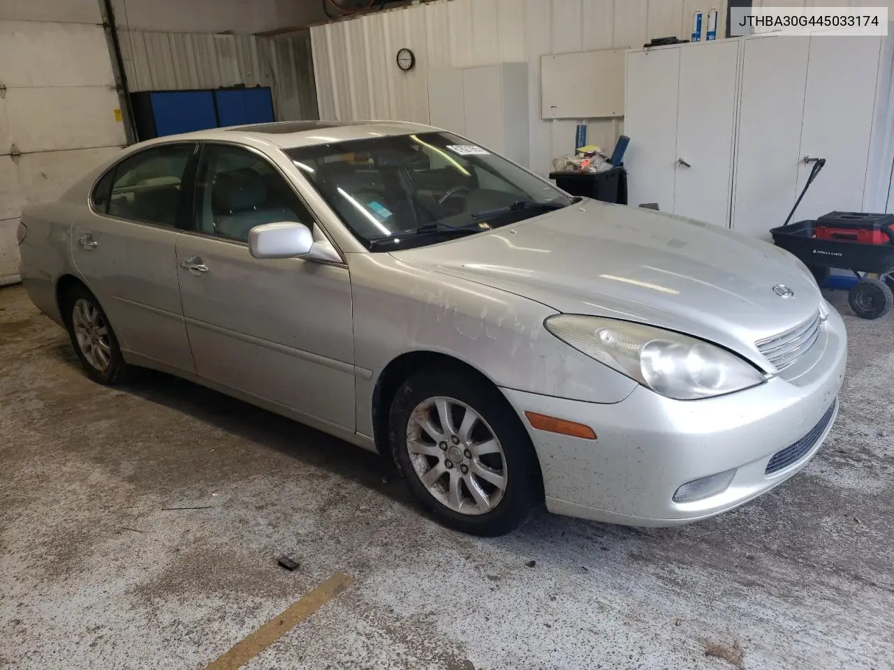 2004 Lexus Es 330 VIN: JTHBA30G445033174 Lot: 61621055