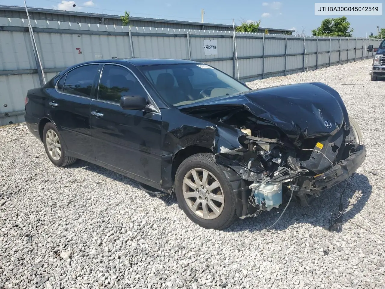 2004 Lexus Es 330 VIN: JTHBA30G045042549 Lot: 61871835