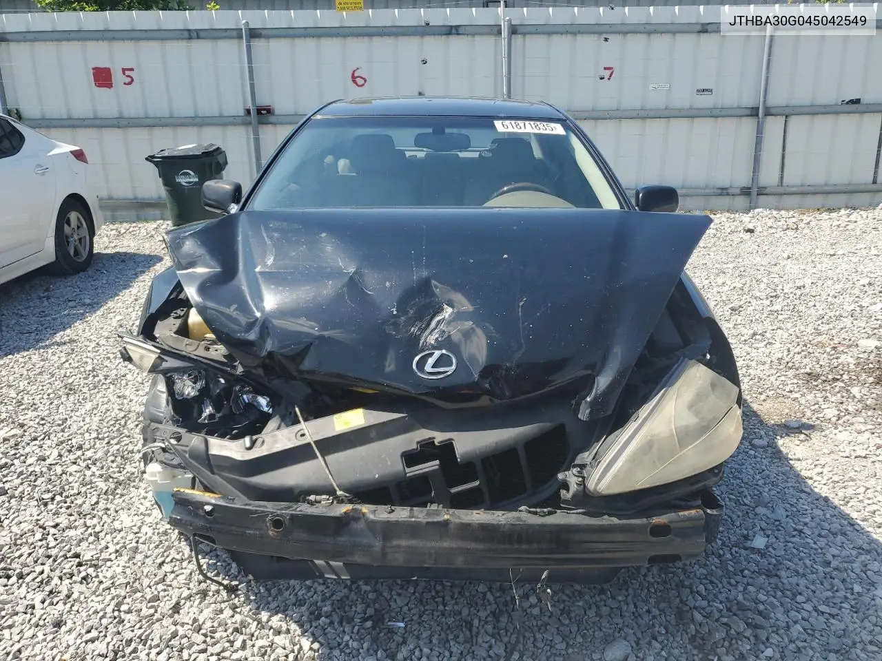 2004 Lexus Es 330 VIN: JTHBA30G045042549 Lot: 61871835