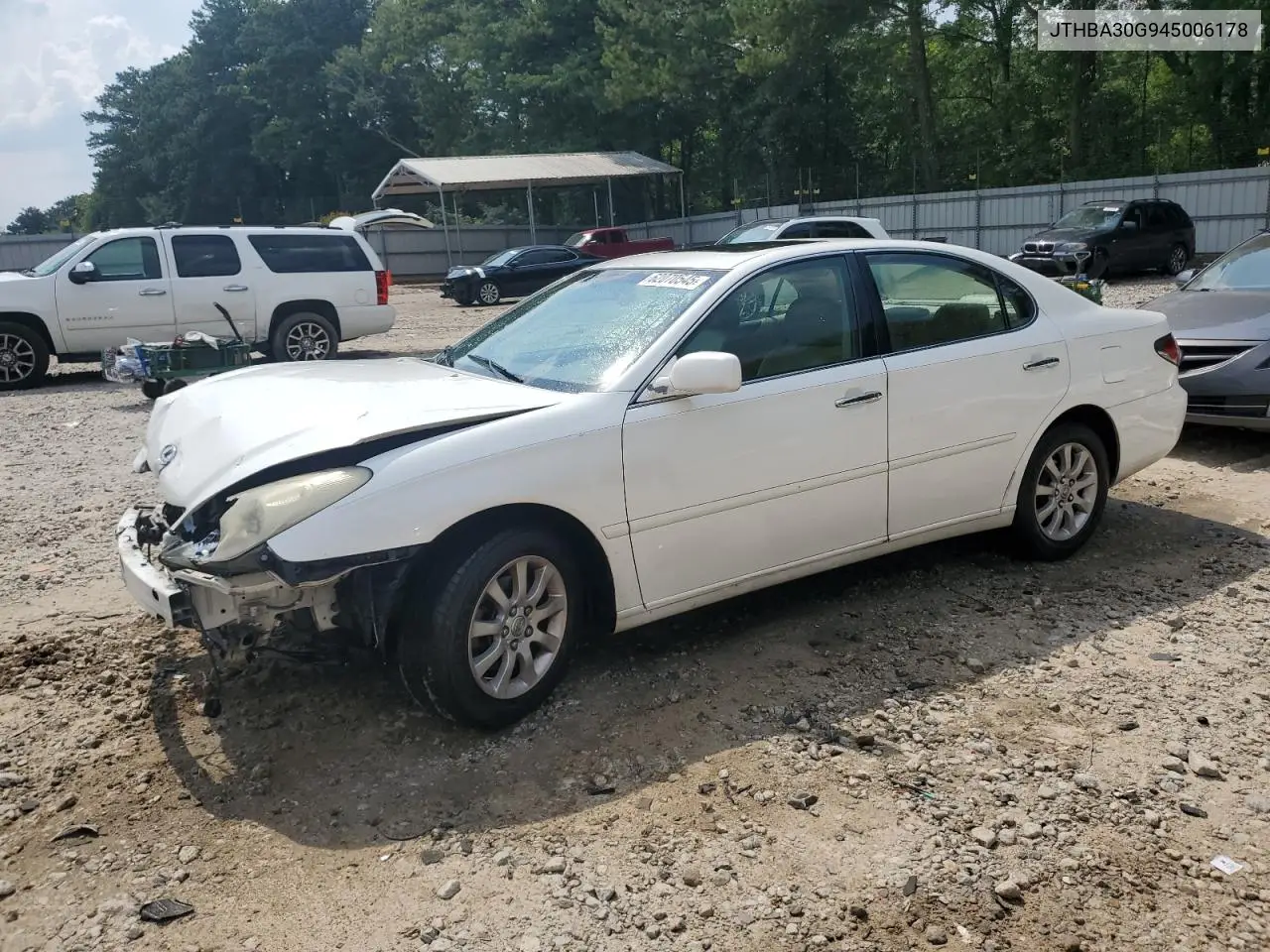 2004 Lexus Es 330 VIN: JTHBA30G945006178 Lot: 62070545