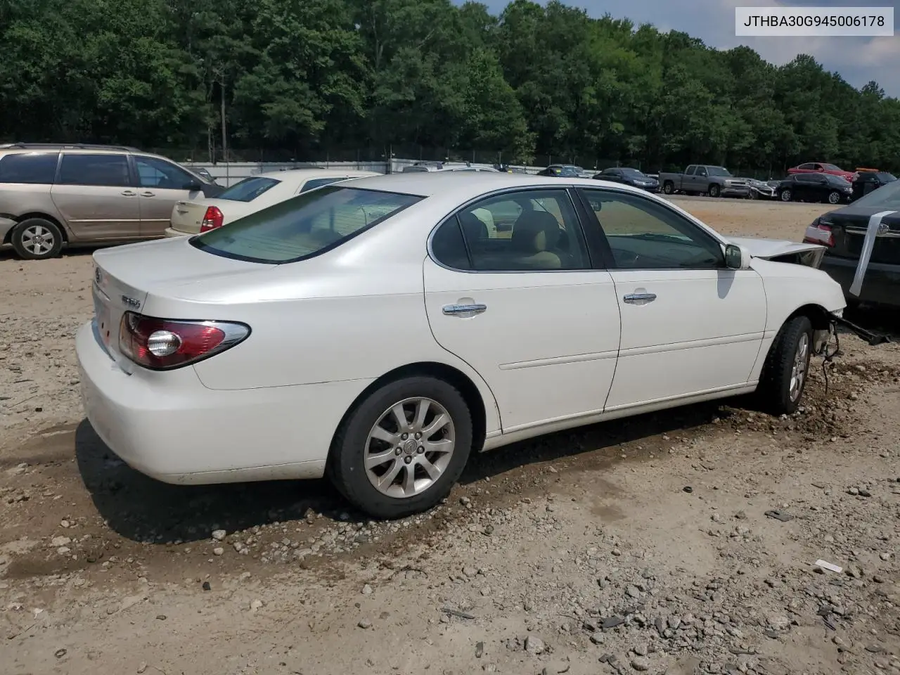 2004 Lexus Es 330 VIN: JTHBA30G945006178 Lot: 62070545