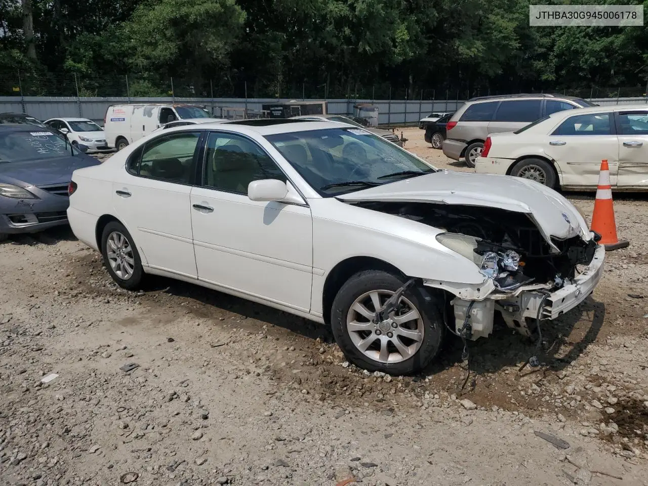 2004 Lexus Es 330 VIN: JTHBA30G945006178 Lot: 62070545