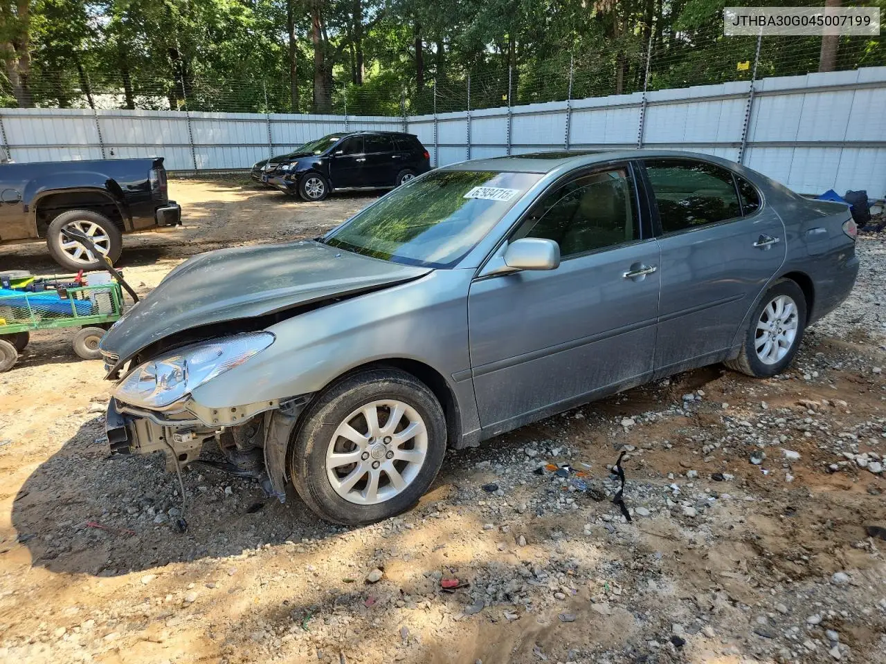 2004 Lexus Es 330 VIN: JTHBA30G045007199 Lot: 62934715