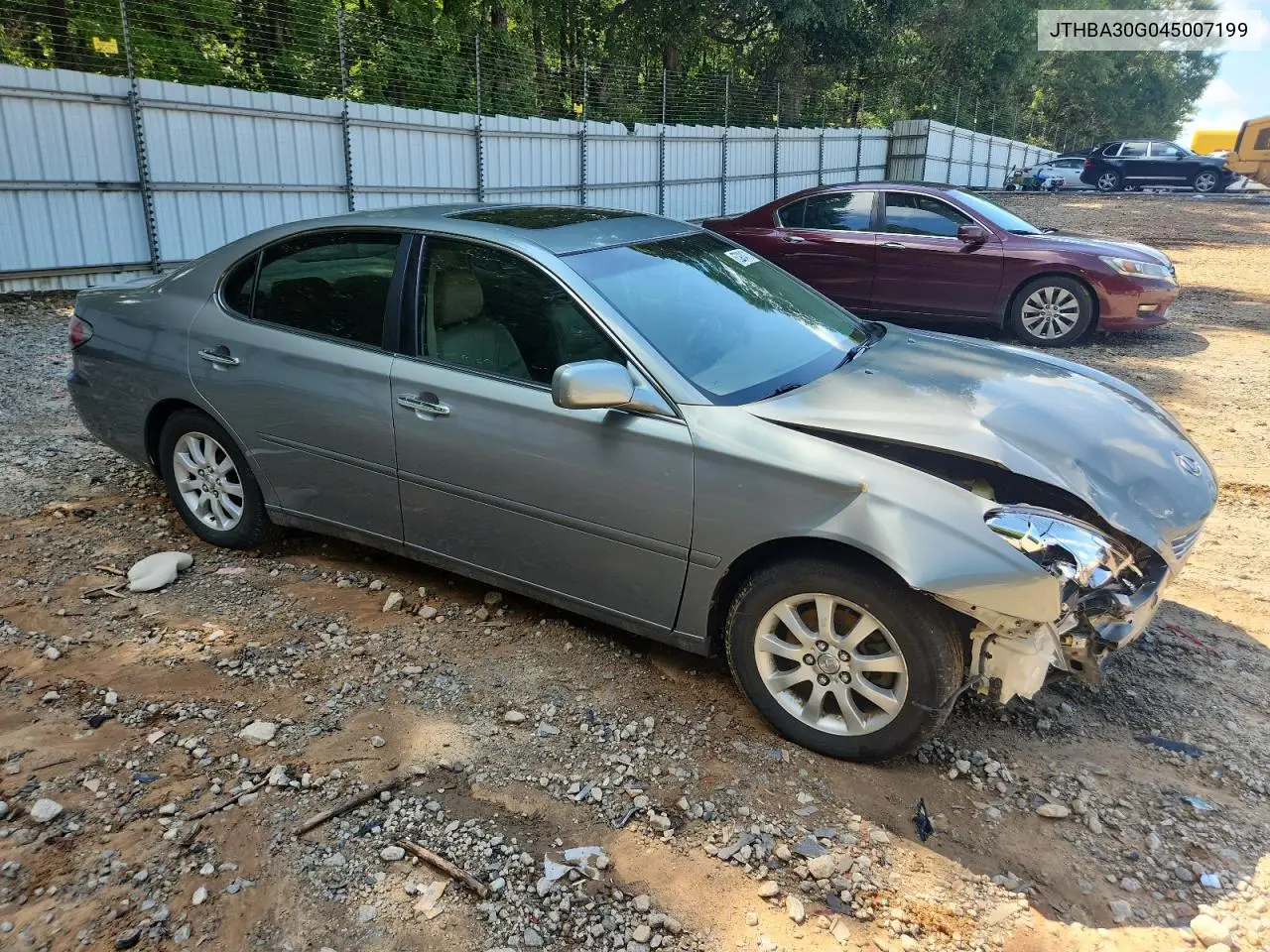 2004 Lexus Es 330 VIN: JTHBA30G045007199 Lot: 62934715