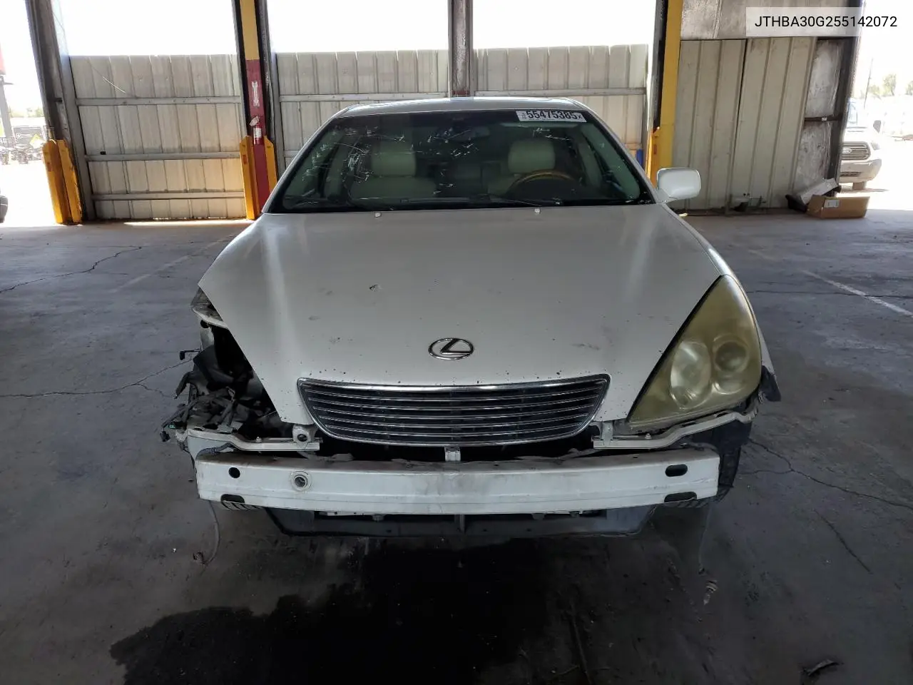 2005 Lexus Es 330 VIN: JTHBA30G255142072 Lot: 55475385
