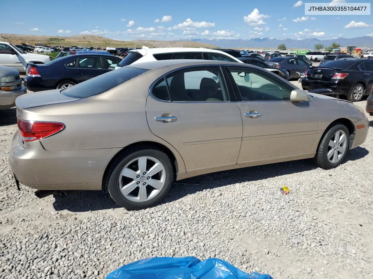 2005 Lexus Es 330 VIN: JTHBA30G355104477 Lot: 55999805