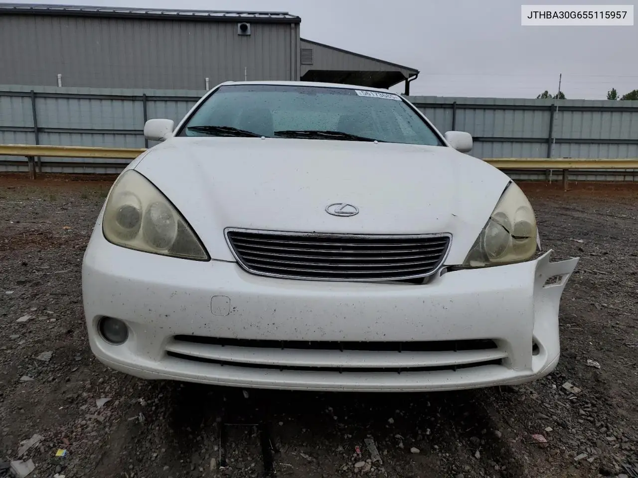 2005 Lexus Es 330 VIN: JTHBA30G655115957 Lot: 56173685