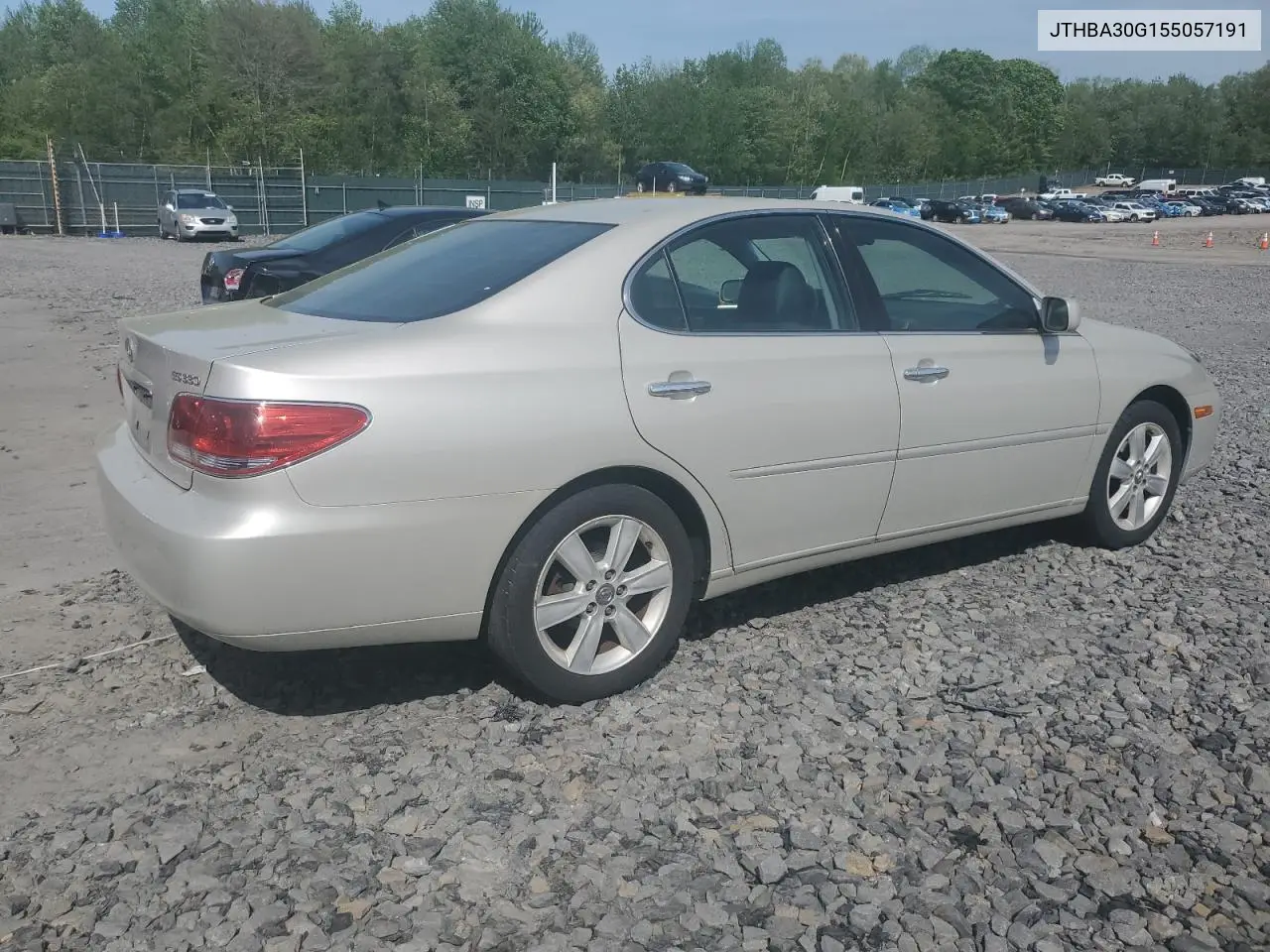 2005 Lexus Es 330 VIN: JTHBA30G155057191 Lot: 56382245