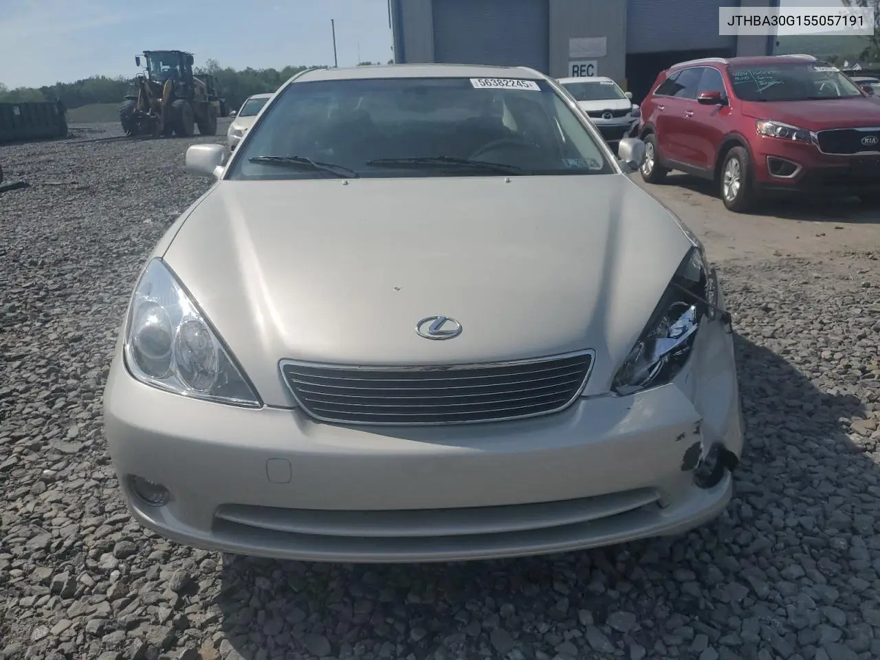 2005 Lexus Es 330 VIN: JTHBA30G155057191 Lot: 56382245