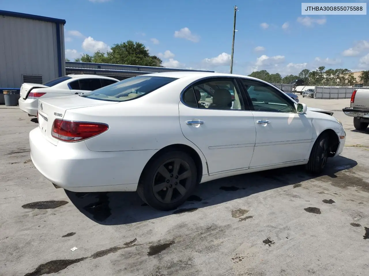2005 Lexus Es 330 VIN: JTHBA30G855075588 Lot: 56474215