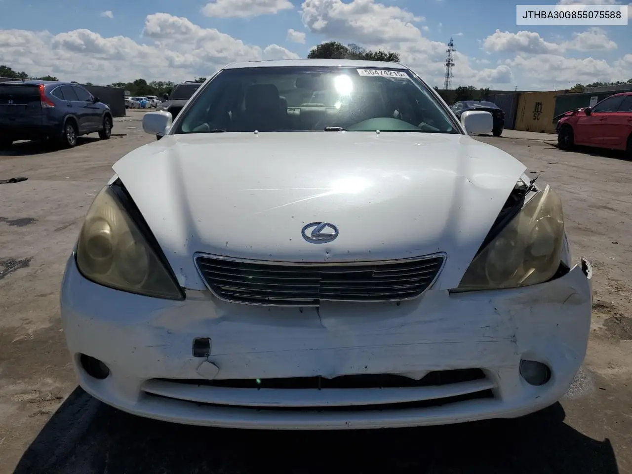2005 Lexus Es 330 VIN: JTHBA30G855075588 Lot: 56474215