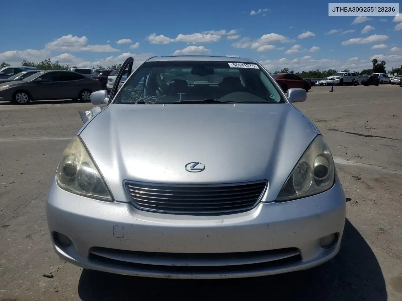 2005 Lexus Es 330 VIN: JTHBA30G255128236 Lot: 56541275