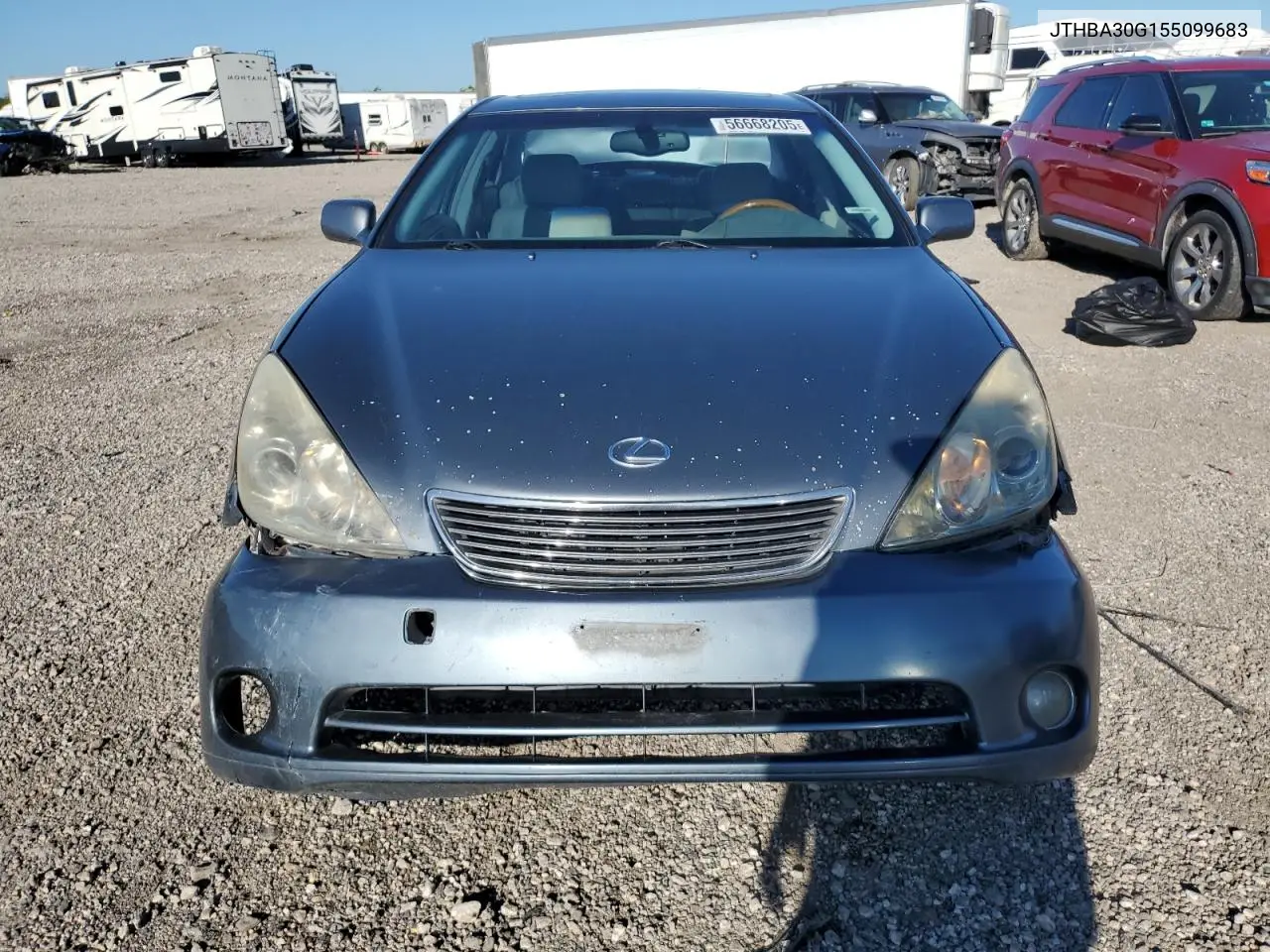 2005 Lexus Es 330 VIN: JTHBA30G155099683 Lot: 56668205