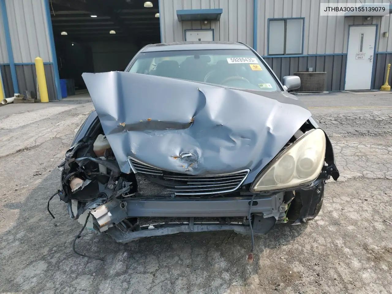 2005 Lexus Es 330 VIN: JTHBA30G155139079 Lot: 59289435