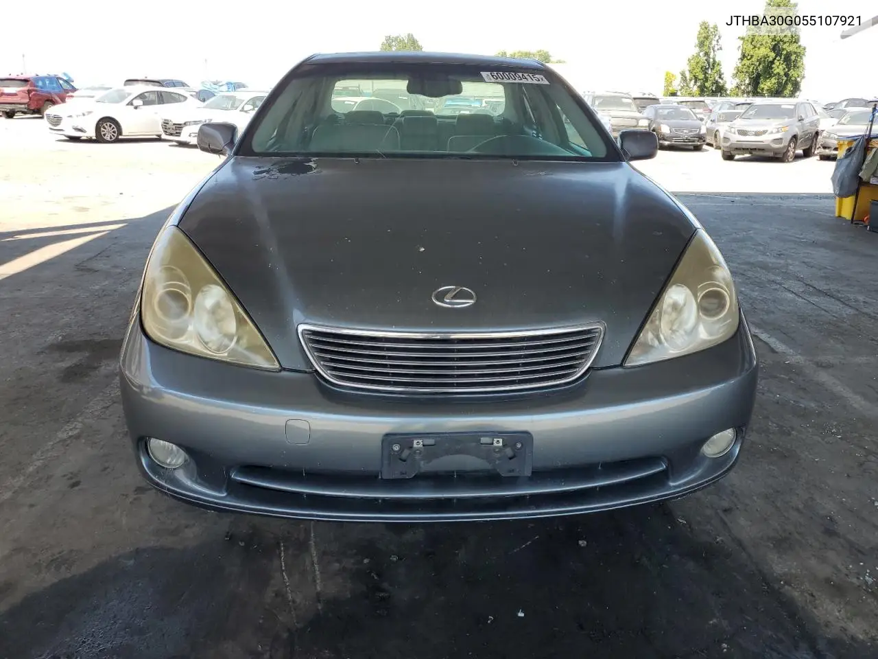 2005 Lexus Es 330 VIN: JTHBA30G055107921 Lot: 60009415