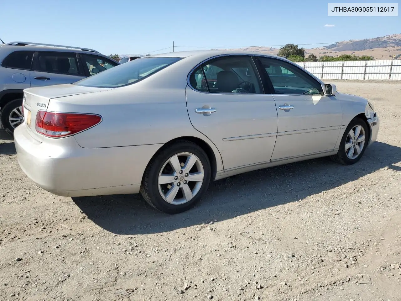 2005 Lexus Es 330 VIN: JTHBA30G055112617 Lot: 60731255