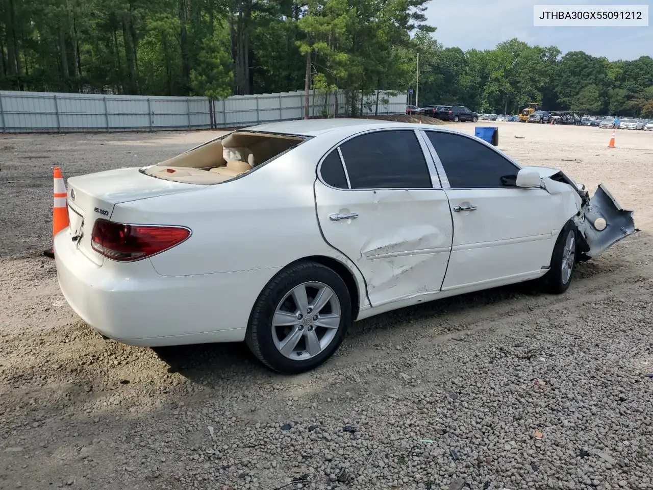2005 Lexus Es 330 VIN: JTHBA30GX55091212 Lot: 62060025