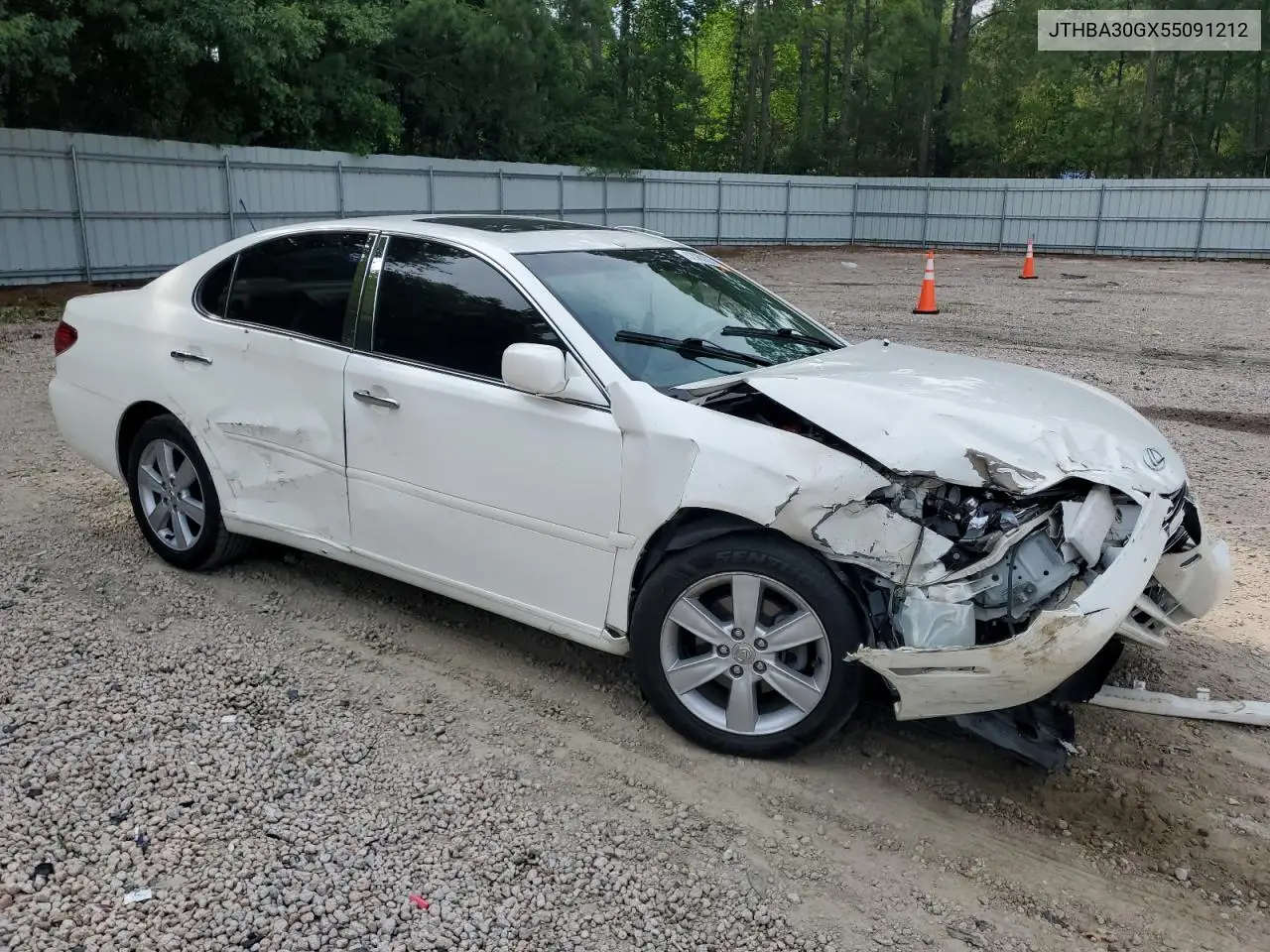 2005 Lexus Es 330 VIN: JTHBA30GX55091212 Lot: 62060025