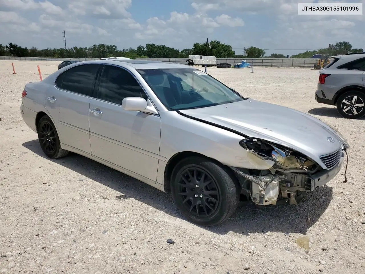 2005 Lexus Es 330 VIN: JTHBA30G155101996 Lot: 62181595